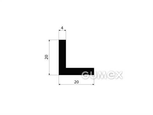 GUMMIPROFILE L-FORM - EPDM